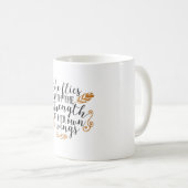 Mug Elle vole avec la force de ses ailes (Devant droit)