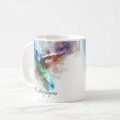 Mug Elle vole avec ses propres ailes - Alis volat prop (Devant gauche)