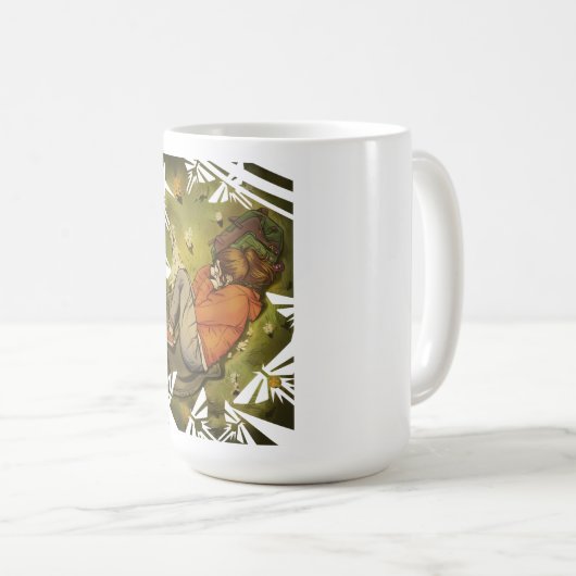 Mug Ellie fait une sieste (Devant droit)