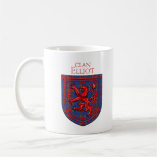 Mug Elliot Tartan Scottish Plaid Lion Rampant