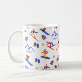 Mug Ellmau Autriche Ski Snowboard Motif (Gauche)
