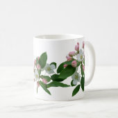 Mug Elly nom personnalisable joli rose fleurit fleuri (Devant droit)