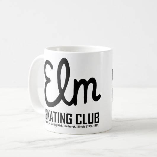 Mug Elm Skating Club, Elmhurst, Illinois (Devant gauche)