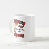 Mug ELMER FUDD™ & BUGS BUNNY™ "Les lapins ne sont pas (Devant gauche)