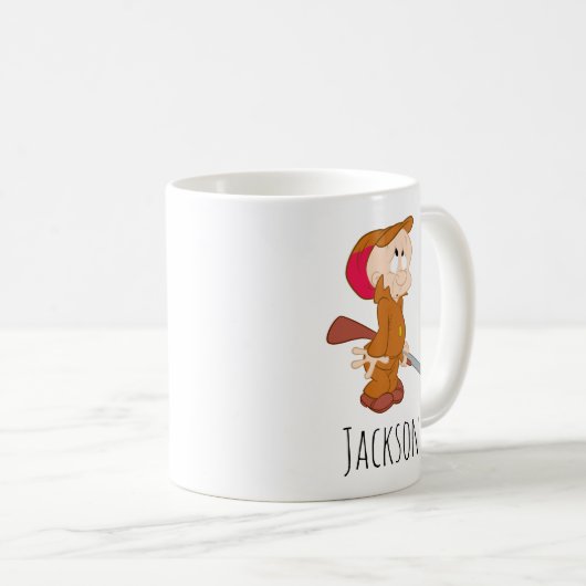 Mug ELMER FUDD™ | Pose effrayée (Devant droit)