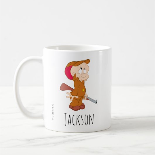 Mug ELMER FUDD™ | Pose effrayée (Gauche)