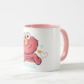 Mug Elmo adorable | Ajoutez votre propre nom (Devant droit)