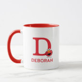 Mug Elmo Ajoutez Votre Nom Et Votre Monogramme D (Gauche)