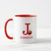 Mug Elmo Ajoutez Votre Nom Et Votre Monogramme J (Gauche)