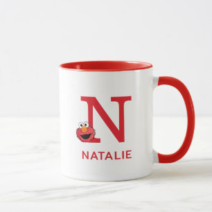 Mug Elmo Ajoutez Votre Nom Et Votre Monogramme N