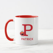 Mug Elmo Ajoutez Votre Nom Et Votre Monogramme P (Gauche)