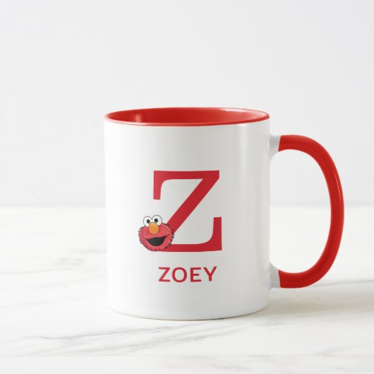 Mug Elmo Ajoutez Votre Nom Et Votre Monogramme Z (Droite)