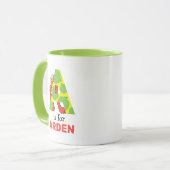 Mug Elmo Alphabet | A Pomme (Devant gauche)