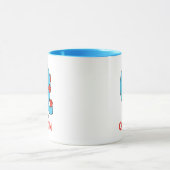 Mug Elmo Alphabet | Bleu Q (Centre)