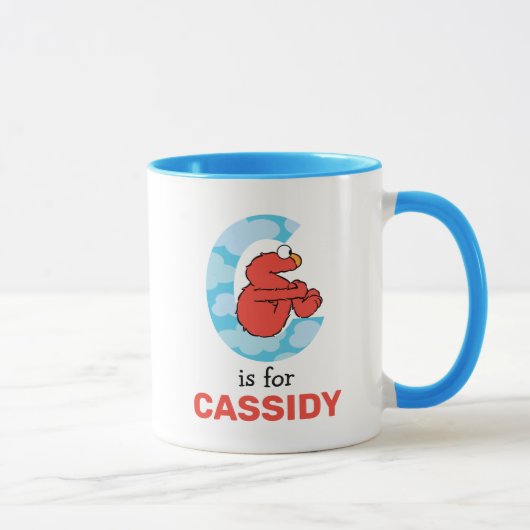 Mug Elmo Alphabet | C Nuages (Droite)