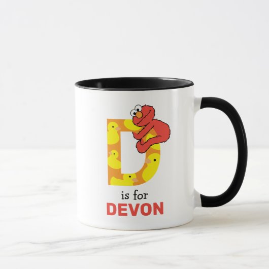 Mug Elmo Alphabet | D Canard (Droite)