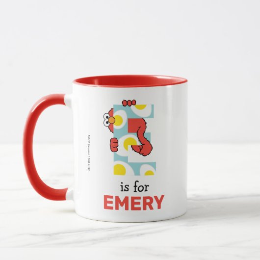 Mug Elmo Alphabet | E OE (Gauche)