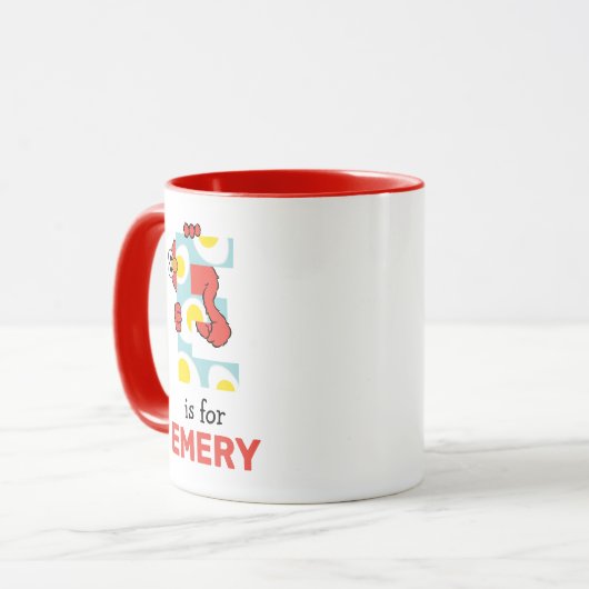 Mug Elmo Alphabet | E OE (Devant gauche)