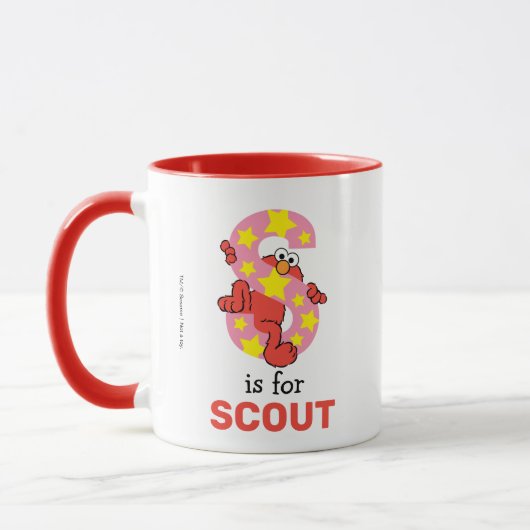 Mug Elmo Alphabet | Étoile S (Gauche)
