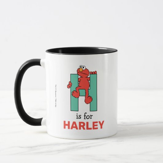Mug Elmo Alphabet | H Vert (Gauche)