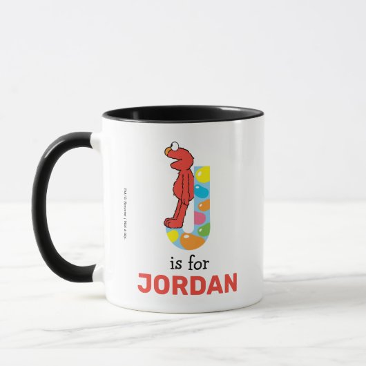 Mug Elmo Alphabet | J Jelly Bean (Gauche)