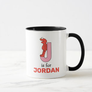 Mug Elmo Alphabet   J rose