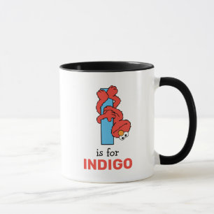 Mug Elmo Alphabet   Je suis bleu