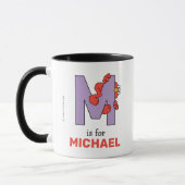 Mug Elmo Alphabet | M Violet (Gauche)