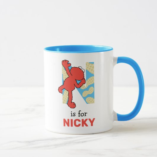Mug Elmo Alphabet | N Nuages (Droite)