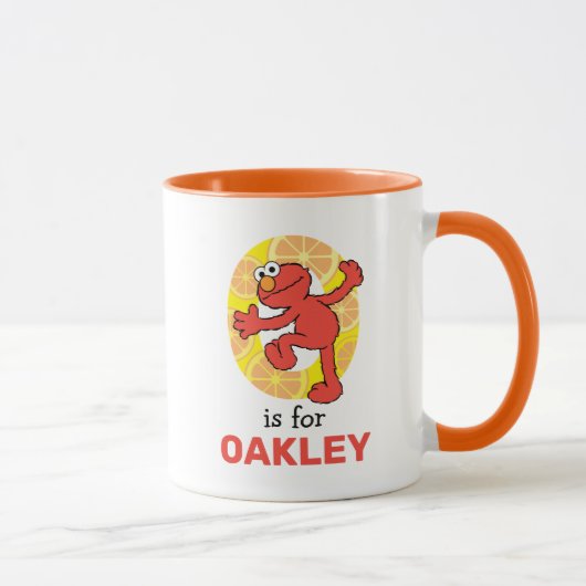 Mug Elmo Alphabet | O Orange -> Elmo Alphabet | O Oran (Droite)