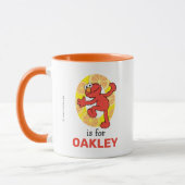 Mug Elmo Alphabet | O Orange -> Elmo Alphabet | O Oran (Gauche)