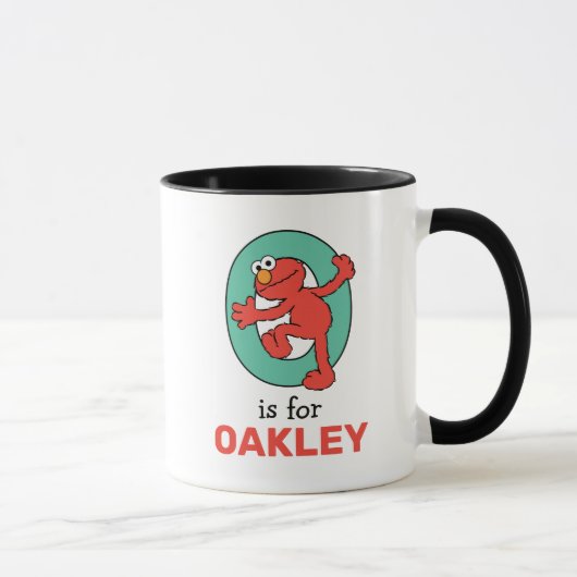 Mug Elmo Alphabet | O TURQUOISE (Droite)