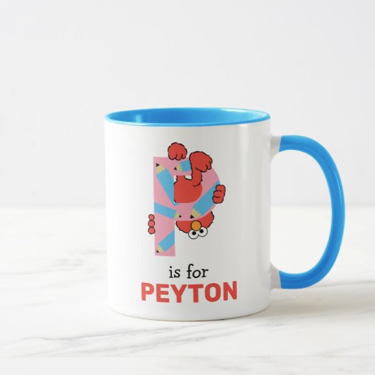 Mug Elmo Alphabet | P Crayon (Droite)