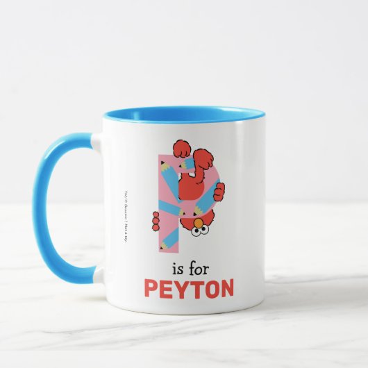 Mug Elmo Alphabet | P Crayon (Gauche)