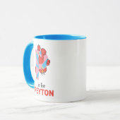 Mug Elmo Alphabet | P Crayon (Devant gauche)