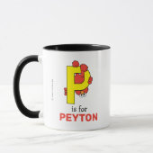 Mug Elmo Alphabet | P jaune (Gauche)