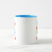 Mug Elmo Alphabet | R arc-en-ciel (Centre)