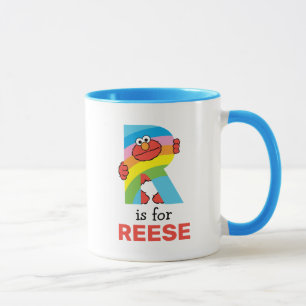 Mug Elmo Alphabet   R arc-en-ciel