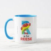 Mug Elmo Alphabet | R arc-en-ciel (Gauche)