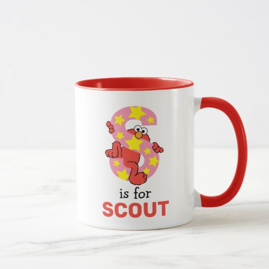 Mug Elmo Alphabet | S Étoile (Droite)