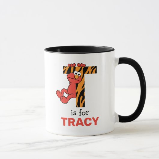 Mug Elmo Alphabet | T Tiger (Droite)