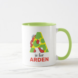 Mug Elmo Alphabet   Une pomme