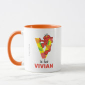 Mug Elmo Alphabet | V Légume (Gauche)
