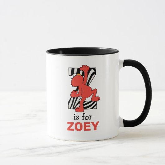 Mug Elmo Alphabet | Z Zèbre (Droite)