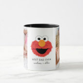 Mug Elmo Big Face | Meilleur papa - Photo (Centre)