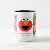 Mug Elmo Big Face | Meilleure grand-mère - Photo (Centre)