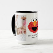 Mug Elmo Big Face | Meilleure grand-mère - Photo (Devant gauche)