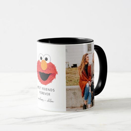 Mug Elmo Big Face | Meilleurs Amis - Photo (Devant droit)