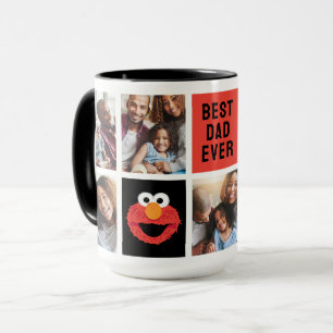 Mug Elmo Big Face   Papa - Photo Collage