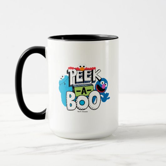 Mug Elmo, Cookie & Grover| Peek-a-Boo (Gauche)